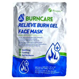 Opatrunek hydrożelowy oparzenia 30x40cm BurnCare na twarz